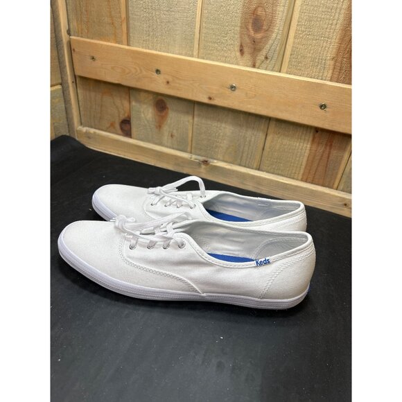 Keds Womens Ortholite Canvas Lace-Up Sneakers White Size 10 XS Extra Narrow - Picture 6 of 8
